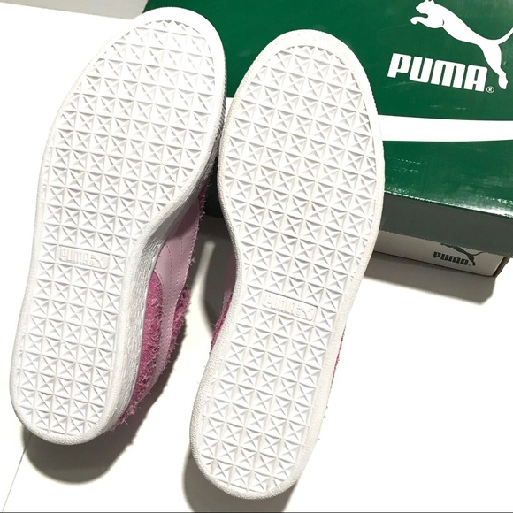 NIB Puma Suede Elemental Hairy Wool Sneakers - Picture 14 of 16